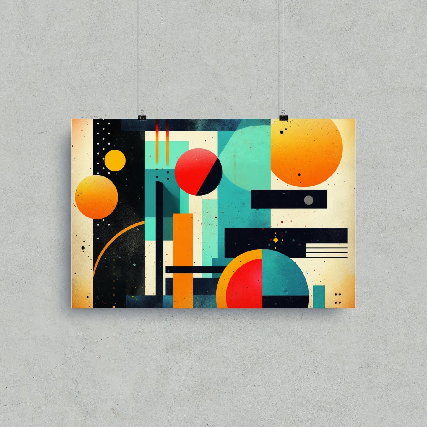 Geometric Abstract Modern Wall Art Print product type
