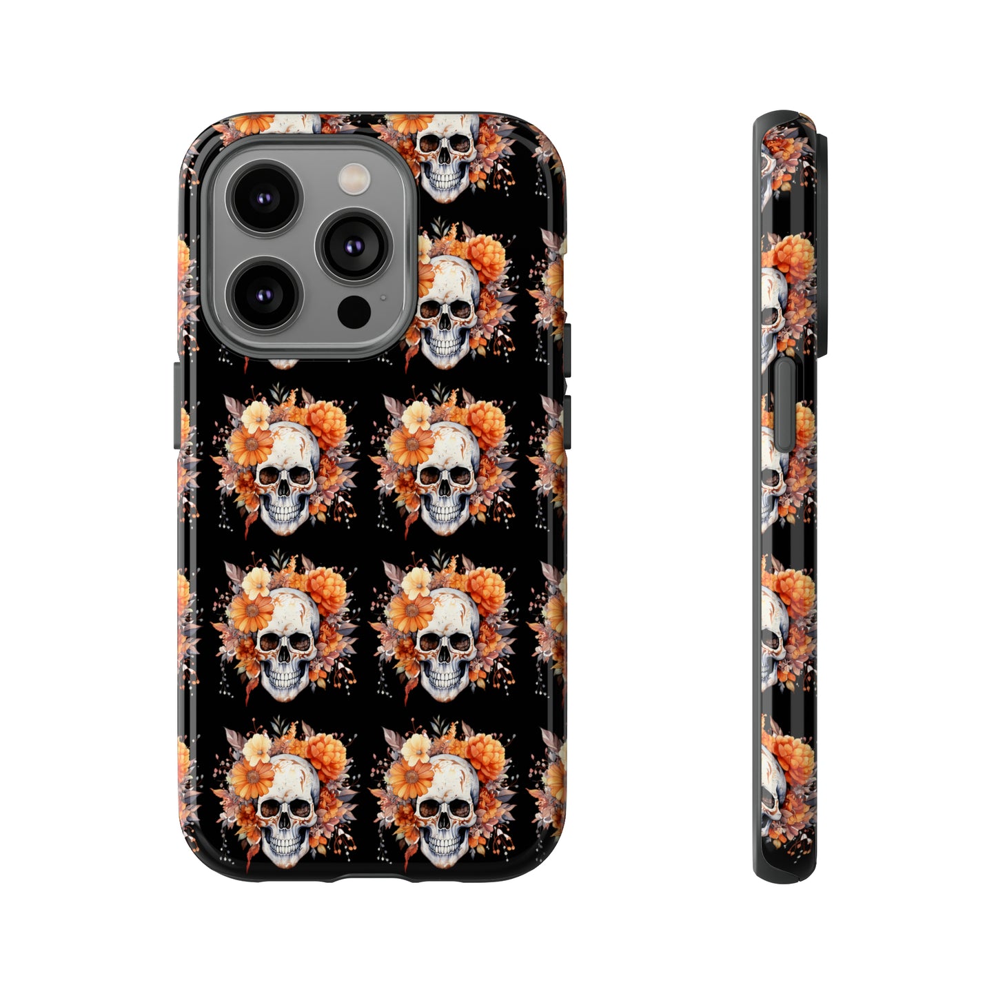 Skeleton iPhone Case, Goth Cell Phone Case, Halloween Skeleton Phone Case,