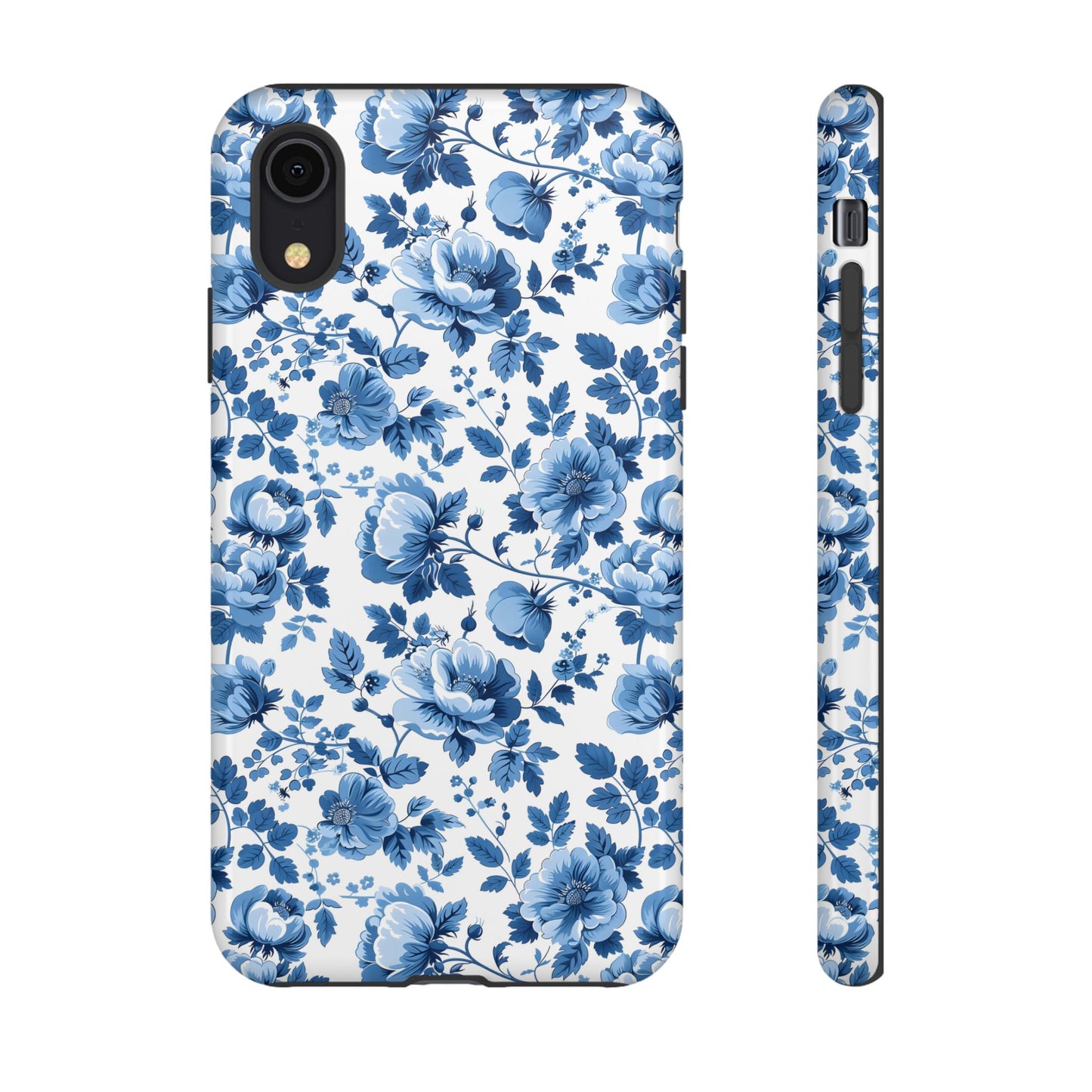 Phone Case - Blue Floral French Cottagecore Tough Case