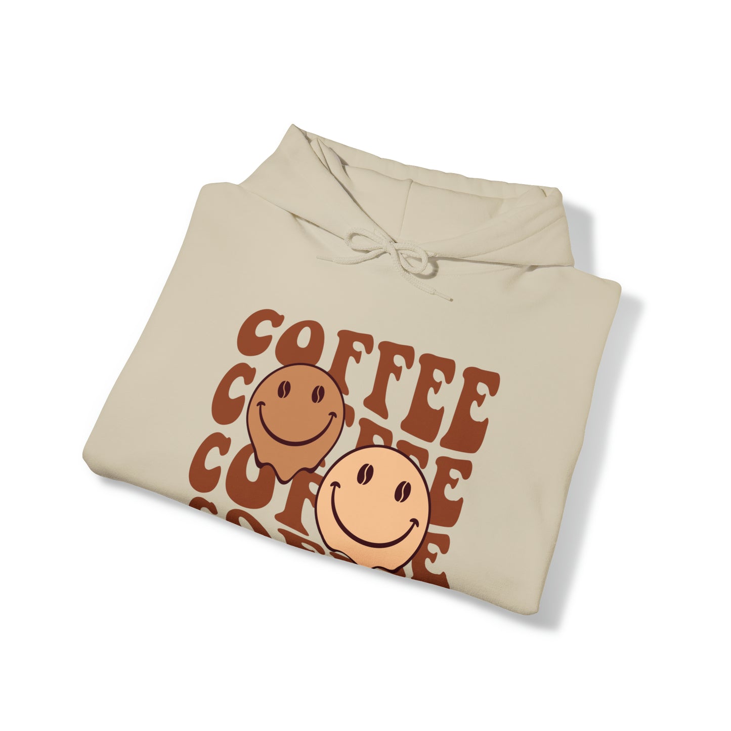 Retro Coffee Hoodie Sweatshirt, Oversize Streetwear Unisex Hooded Sweatshirt