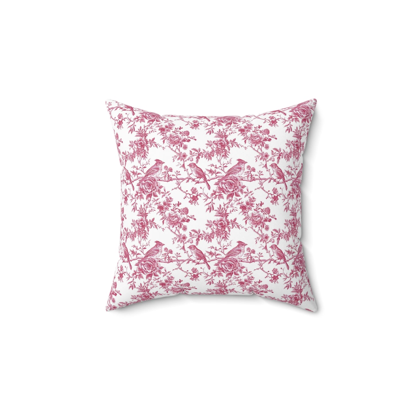 Pink Toile De Jouy Throw Pillow Pink Throw Pillow Cover Decorative Couch Pillows
