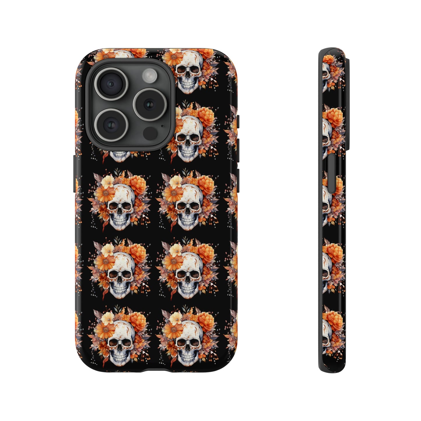 Skeleton iPhone Case, Goth Cell Phone Case, Halloween Skeleton Phone Case,