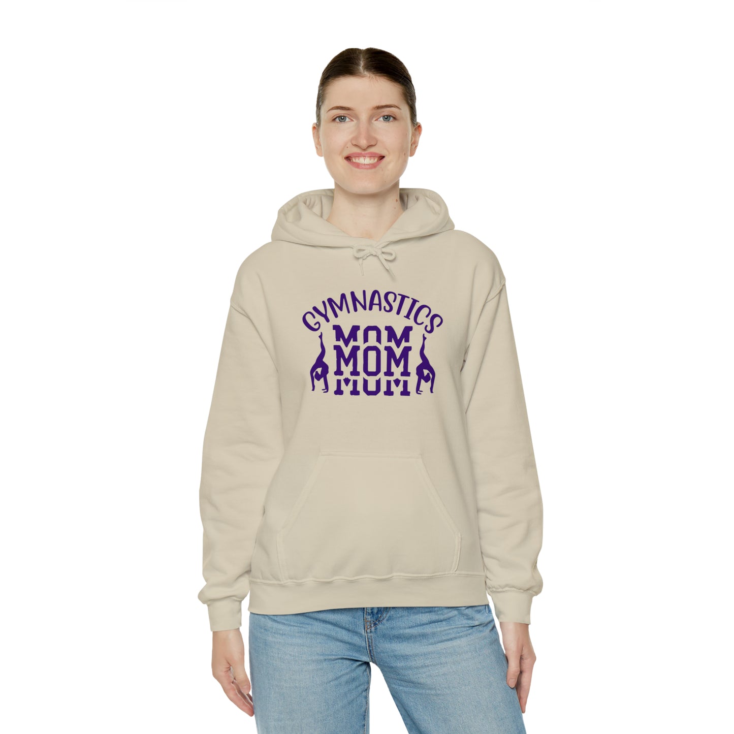 Gymnastics Mom Hoodie, Gymnastics Mom Gift, Sports Mom, Cute Hoodie for Mom, Hooded Sweatshirt