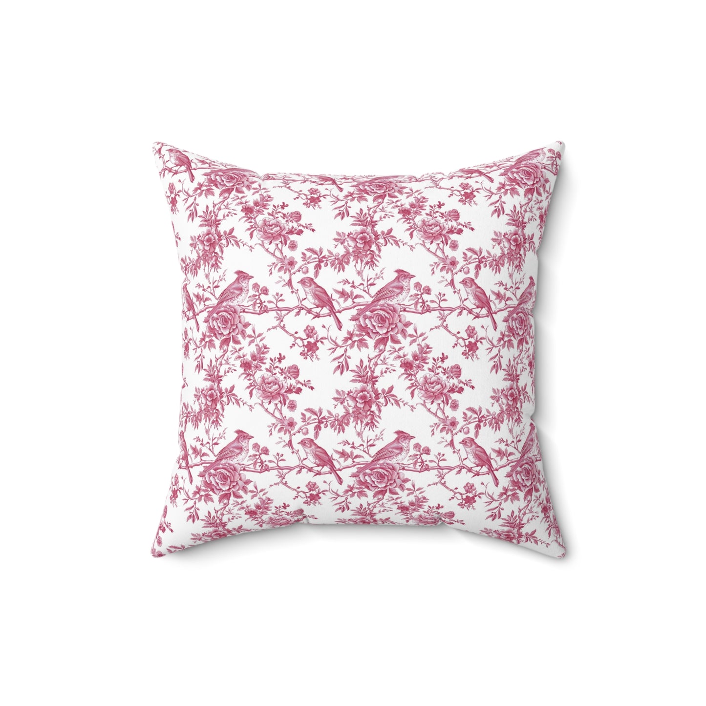Pink Toile De Jouy Throw Pillow Pink Throw Pillow Cover Decorative Couch Pillows