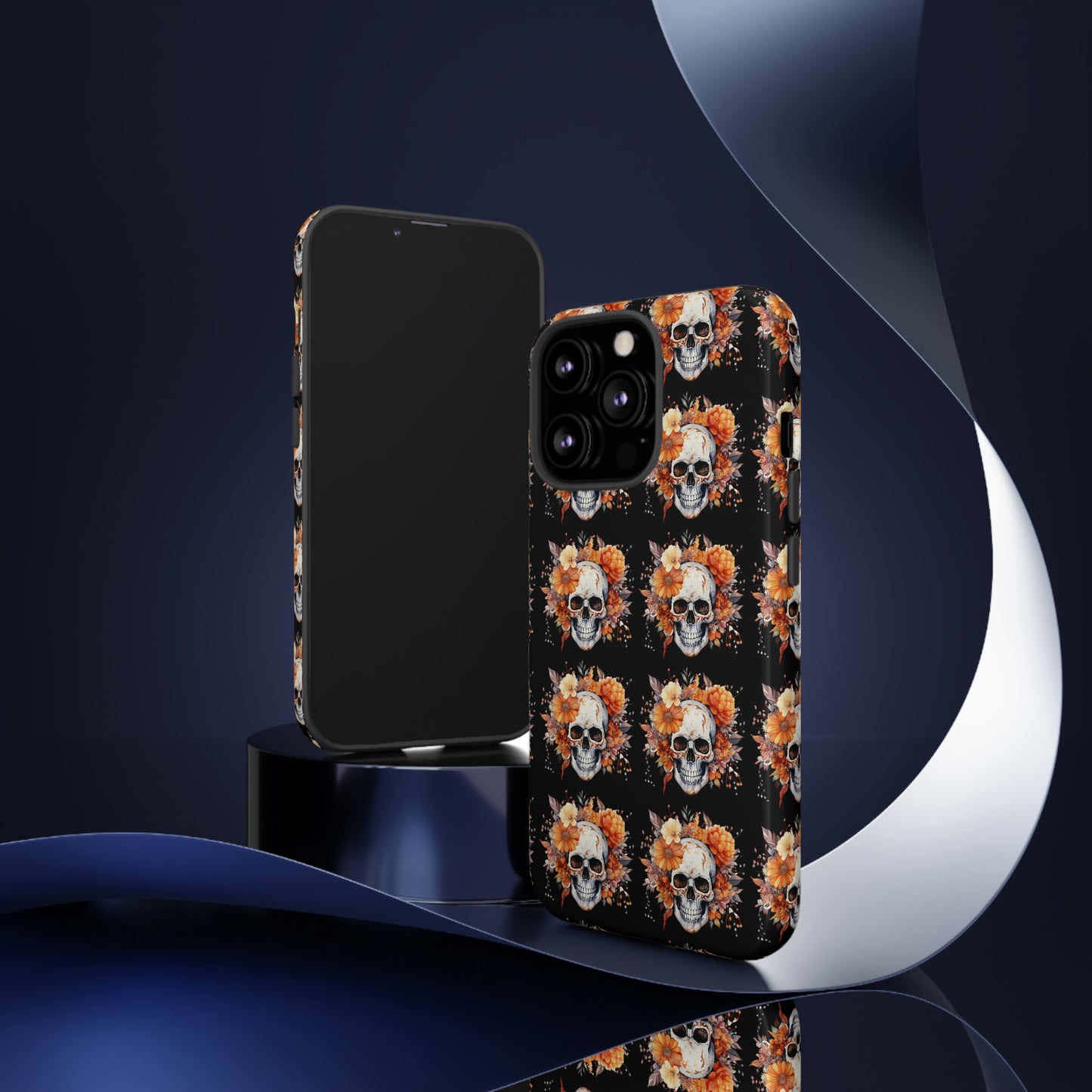 Skeleton iPhone Case, Goth Cell Phone Case, Halloween Skeleton Phone Case,