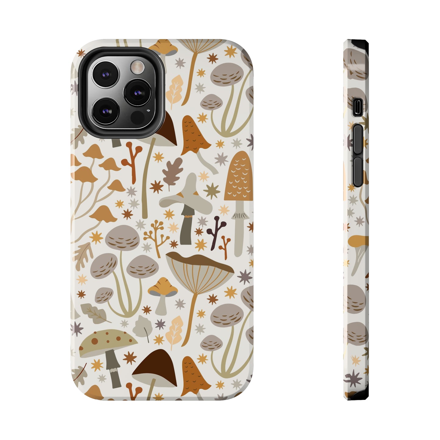 Mushroom Cell Phone Case, Boho Retro Cool Cute Tough Phone Cases
