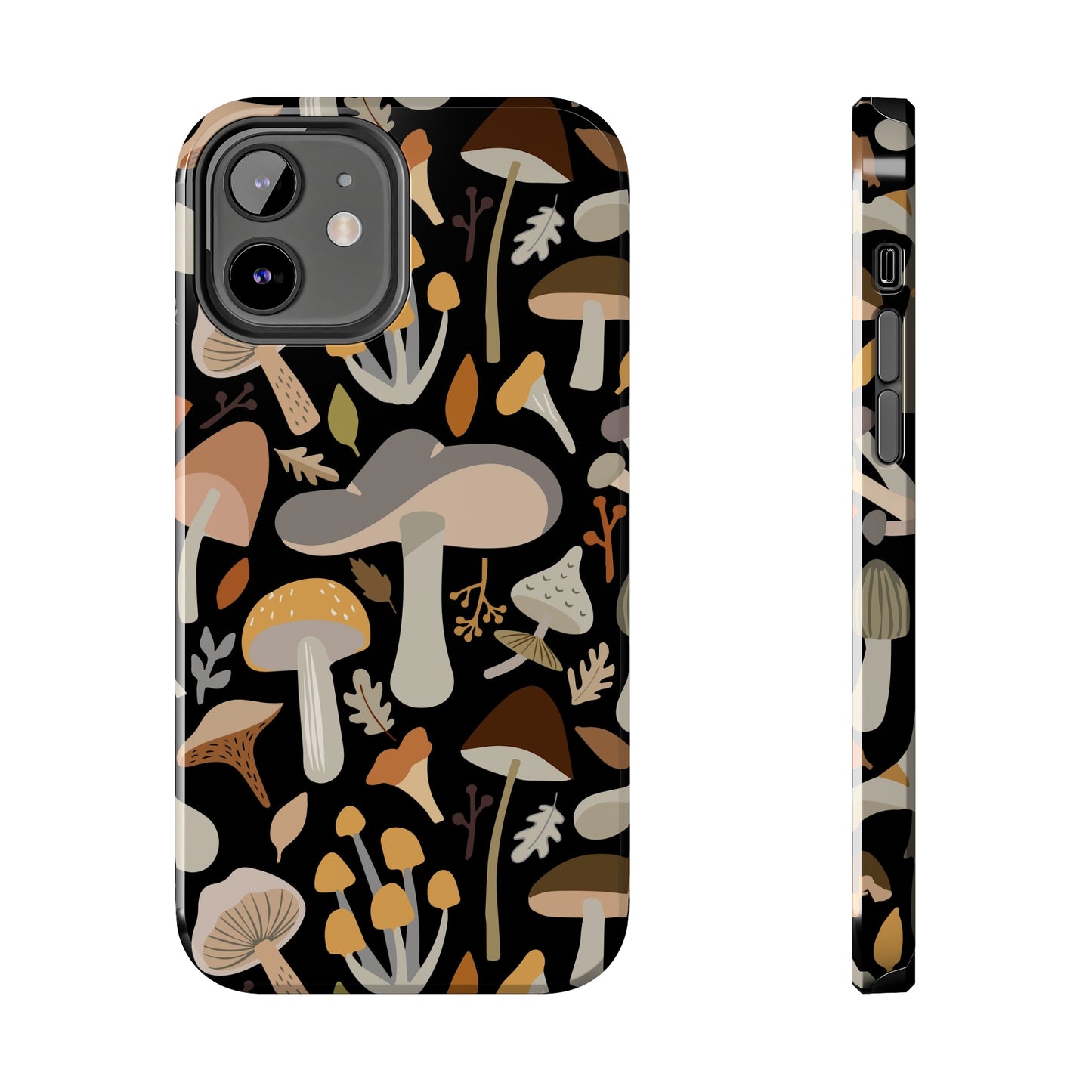 Mushroom Cell Phone Case, Boho Retro Cool Cute Tough Phone Cases