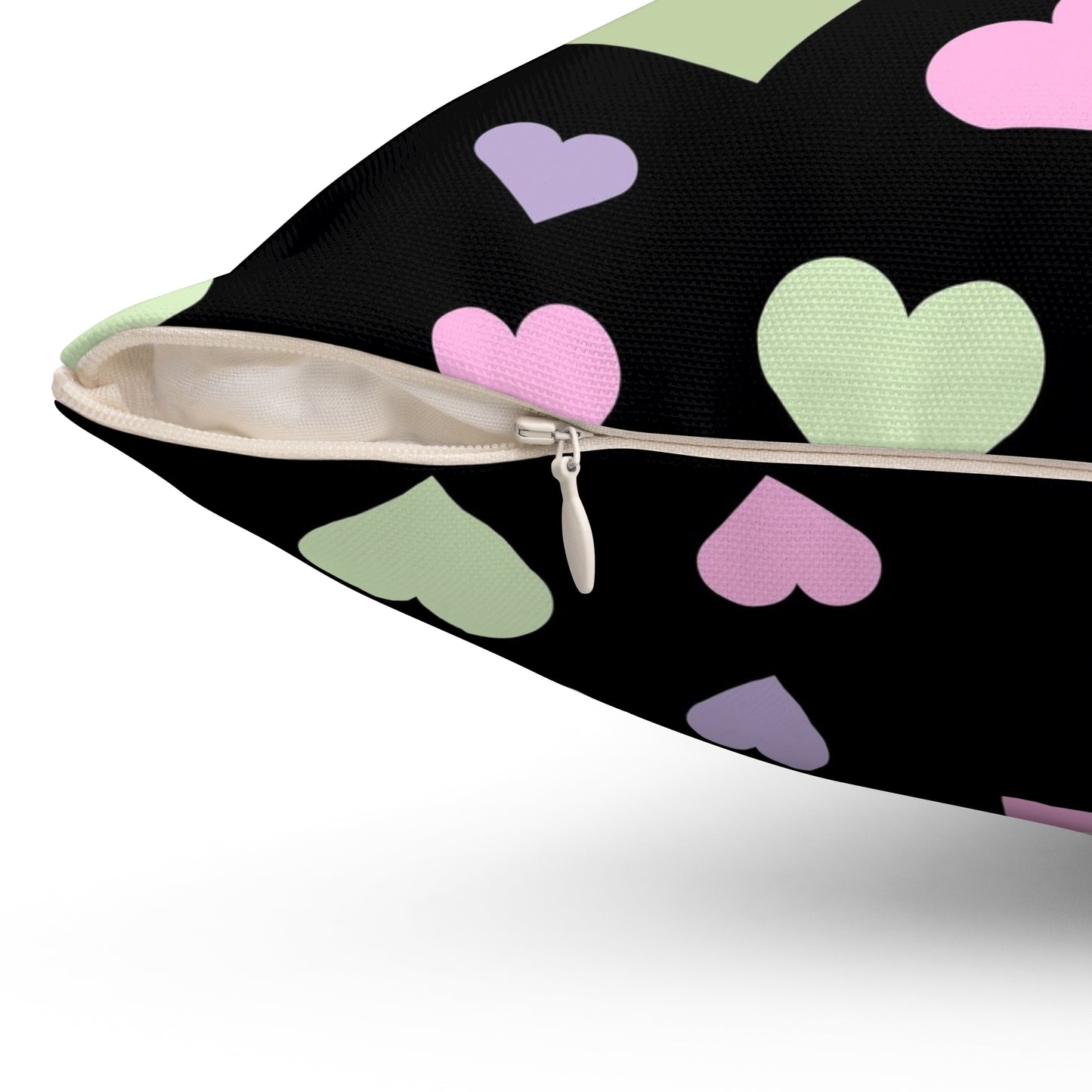 Pastel Goth Heart Throw Pillow and Throw Pillow Cover Decorative Pillow for Couch