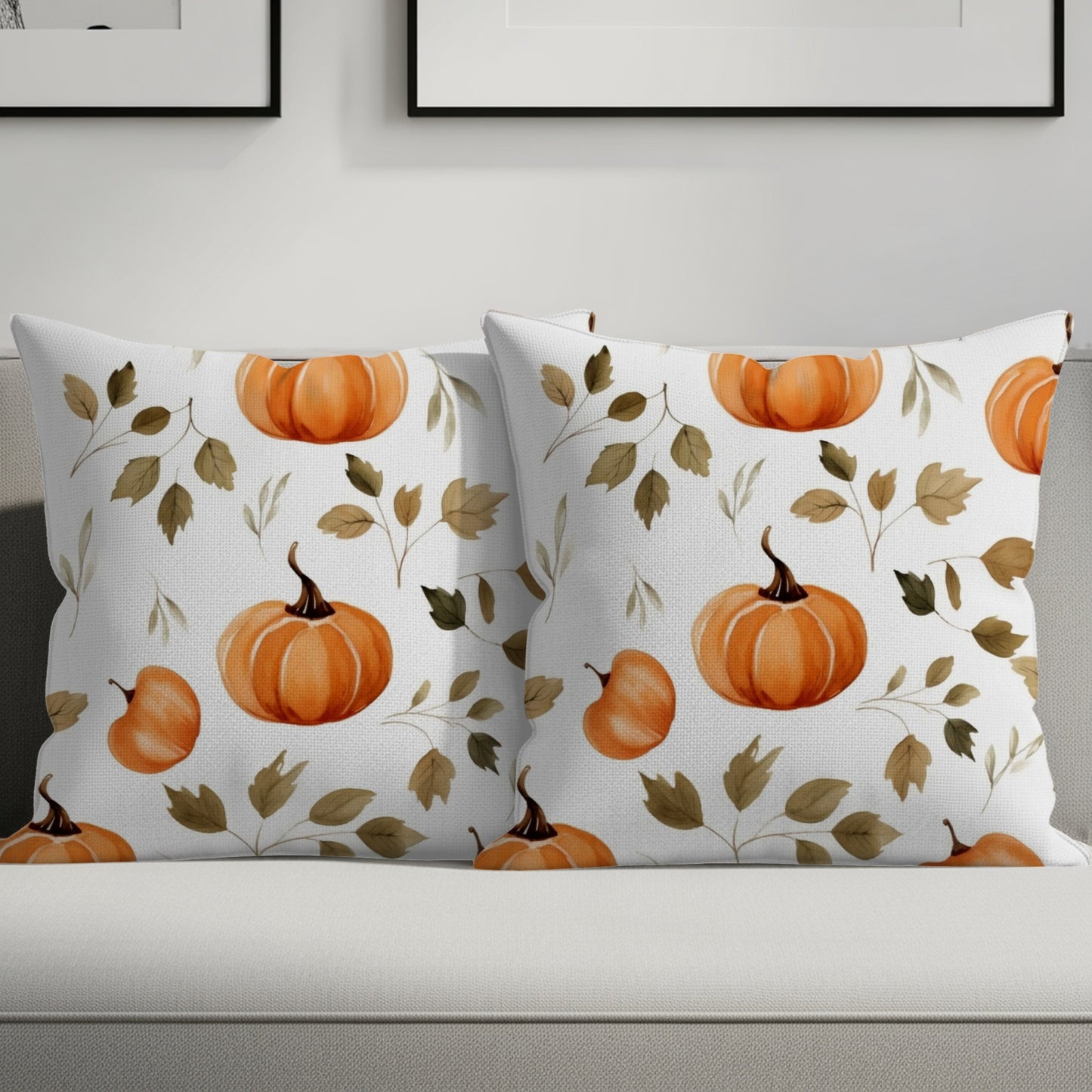 Pumpkin and Leaf Decorative Throw Pillow product type