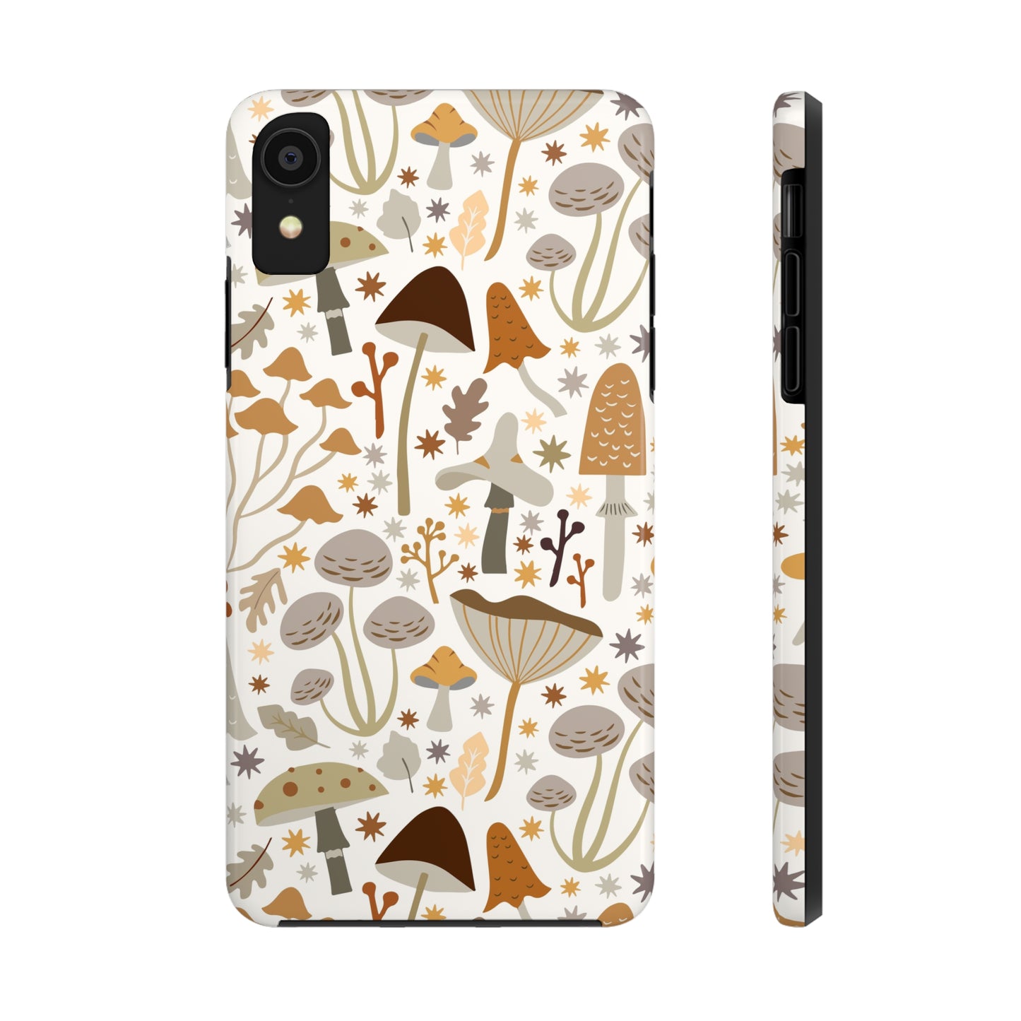 Mushroom Cell Phone Case, Boho Retro Cool Cute Tough Phone Cases