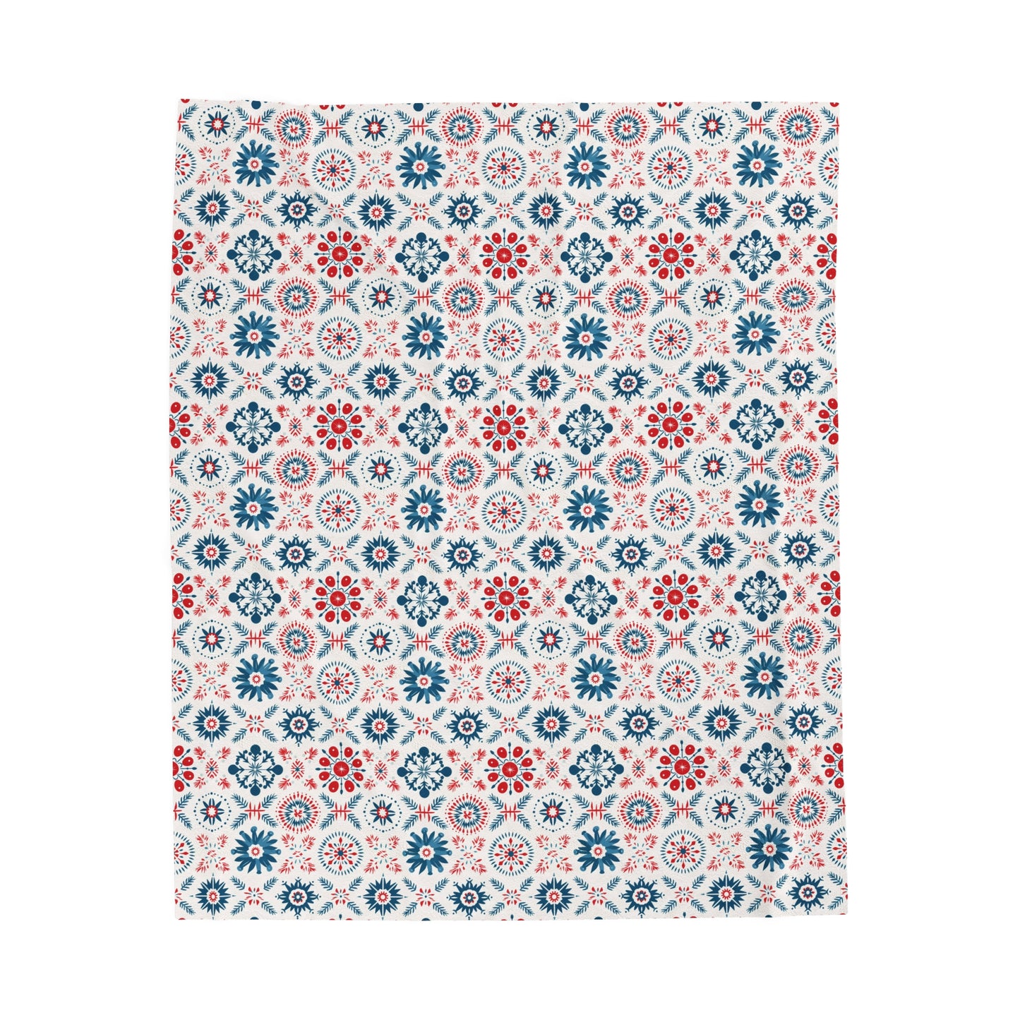Plush Blanket - Nordic Fair Isle Decor Hygge Throw Blanket Couch
