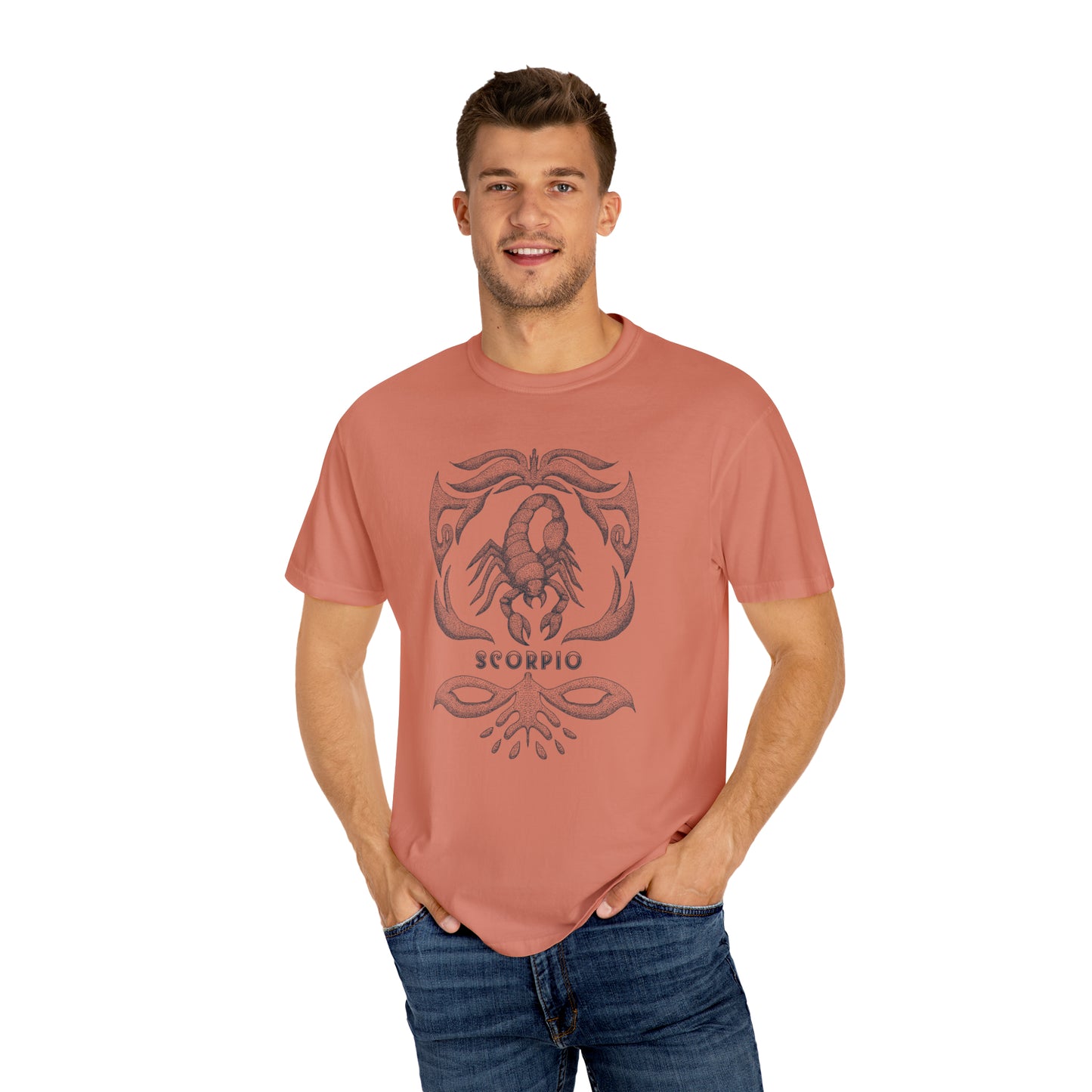 Comfort Colors Scorpio Vintage Shirt, Zodiac T-shirt, Leo Shirt Unisex Garment-Dyed T-shirt