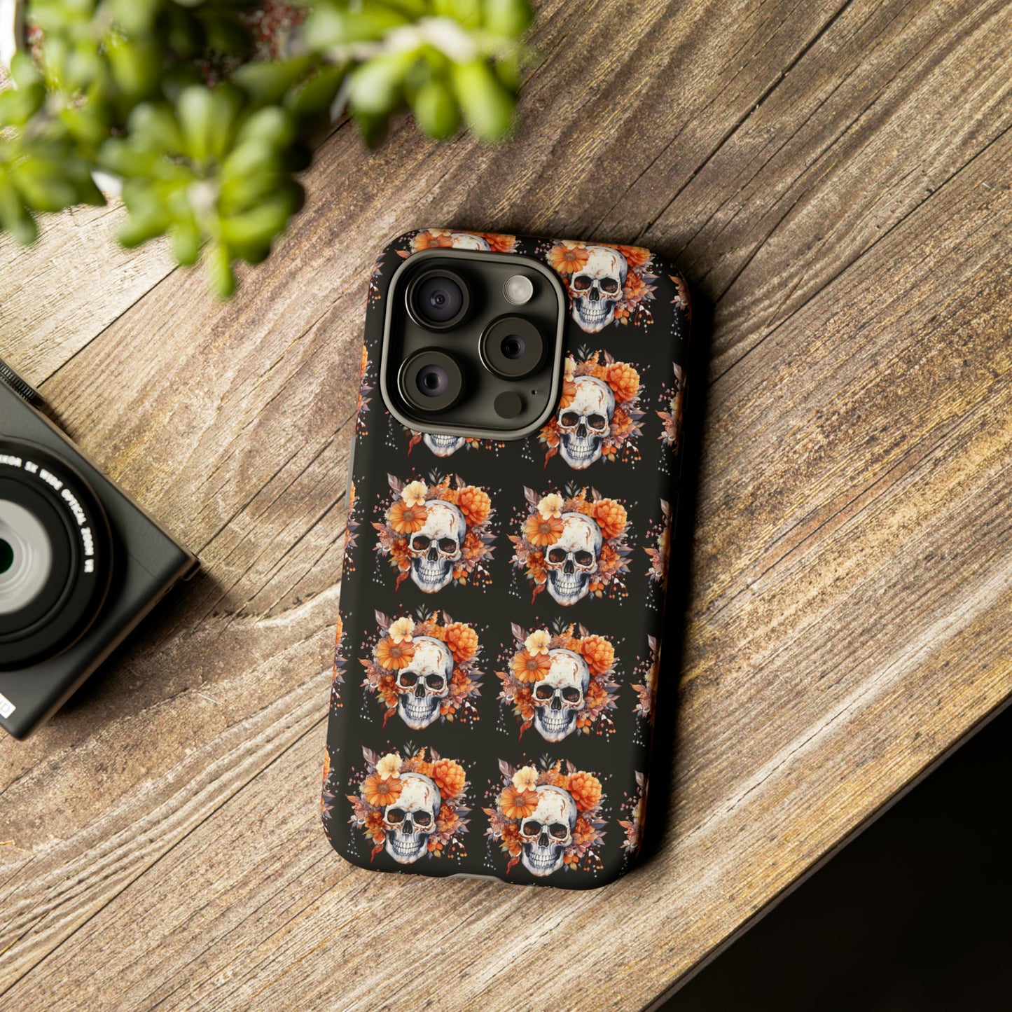 Skeleton iPhone Case, Goth Cell Phone Case, Halloween Skeleton Phone Case,