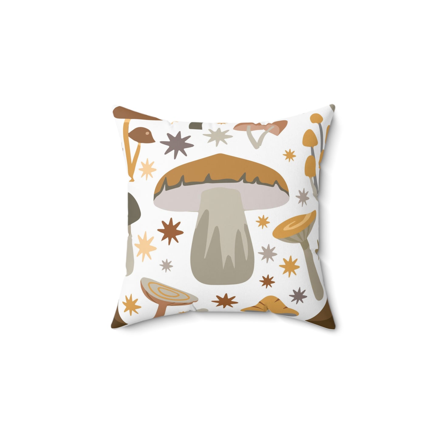 Mushroom Decorate Throw Pillow for Couch Decorative Throw Pillow Cover Square Pillow