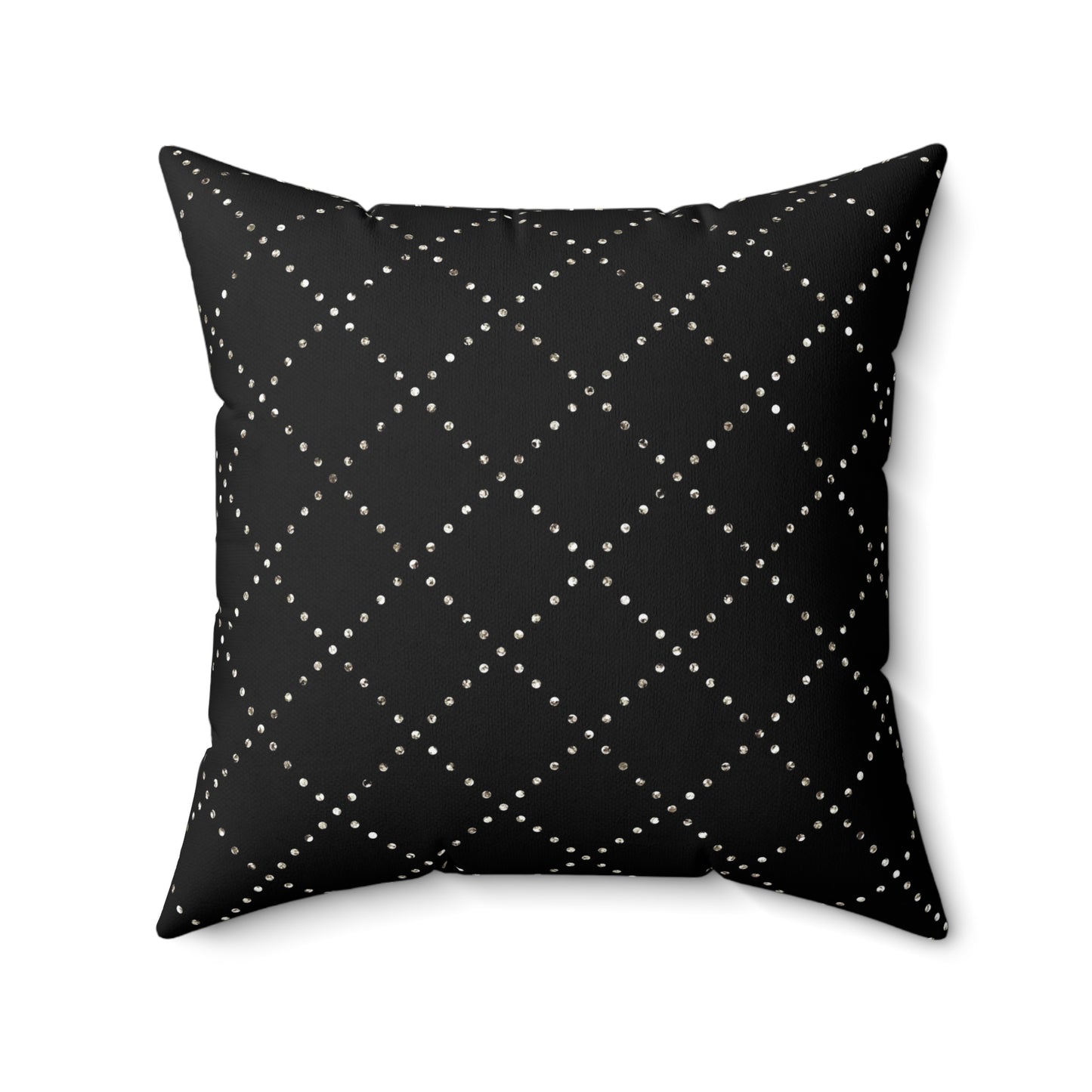 Black and White Square Couch Pillow Decorative Pillow Home Decor