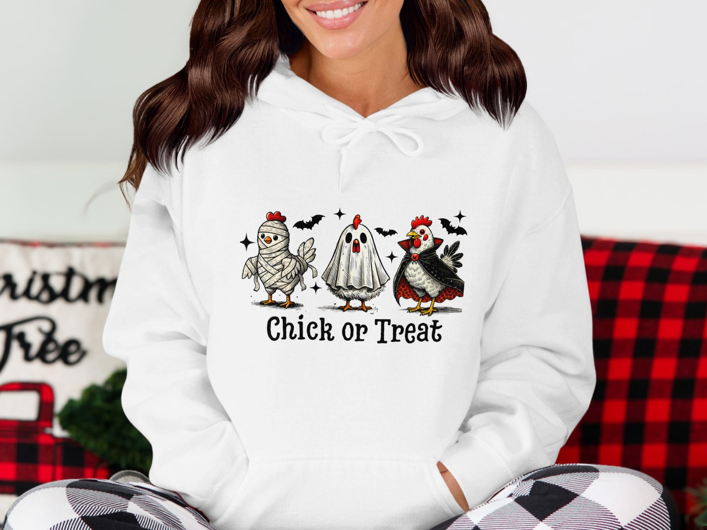 Chick or Treat Halloween Themed Hoodie product