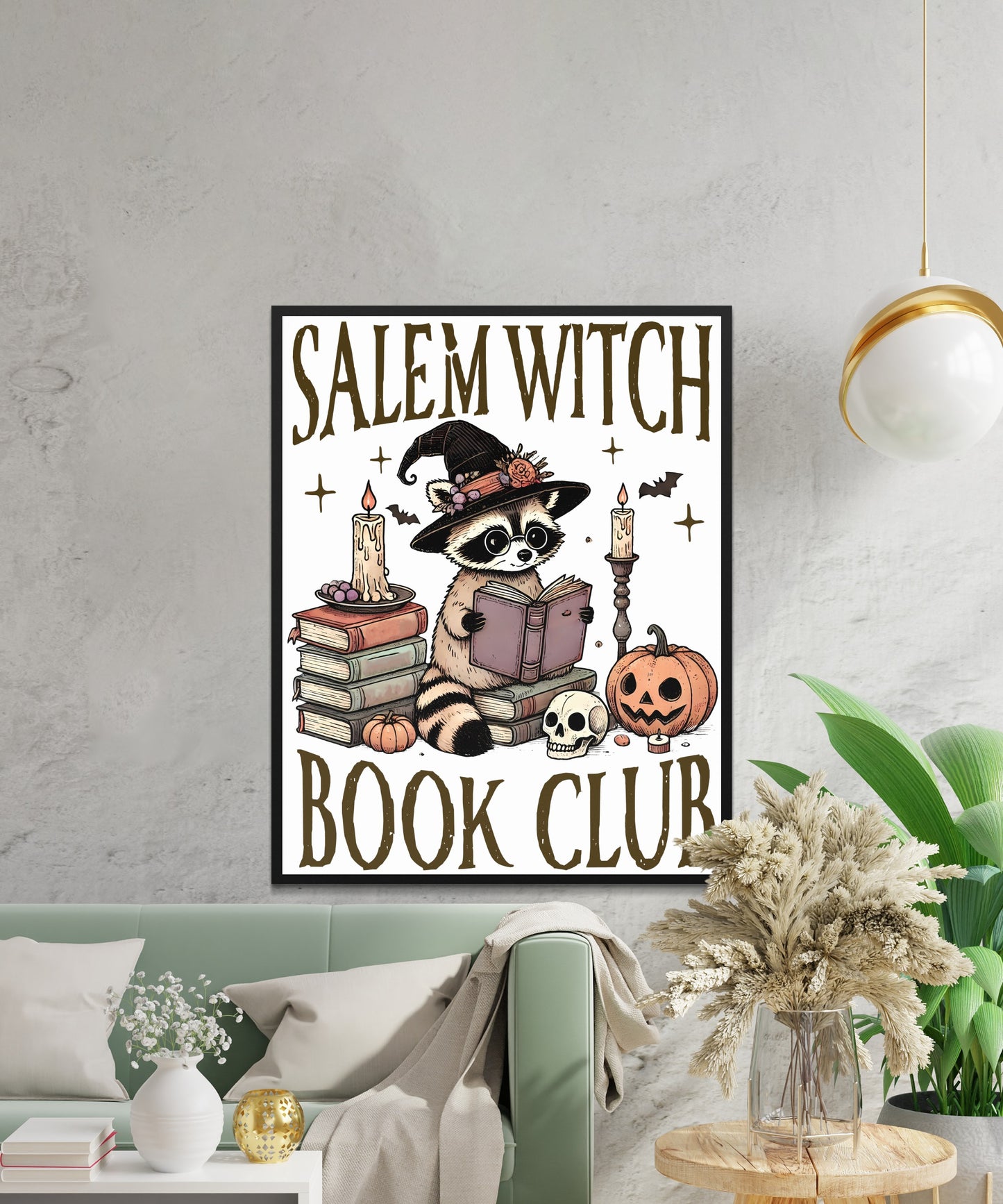 Salem Witch Book Club Framed Decorative Print product