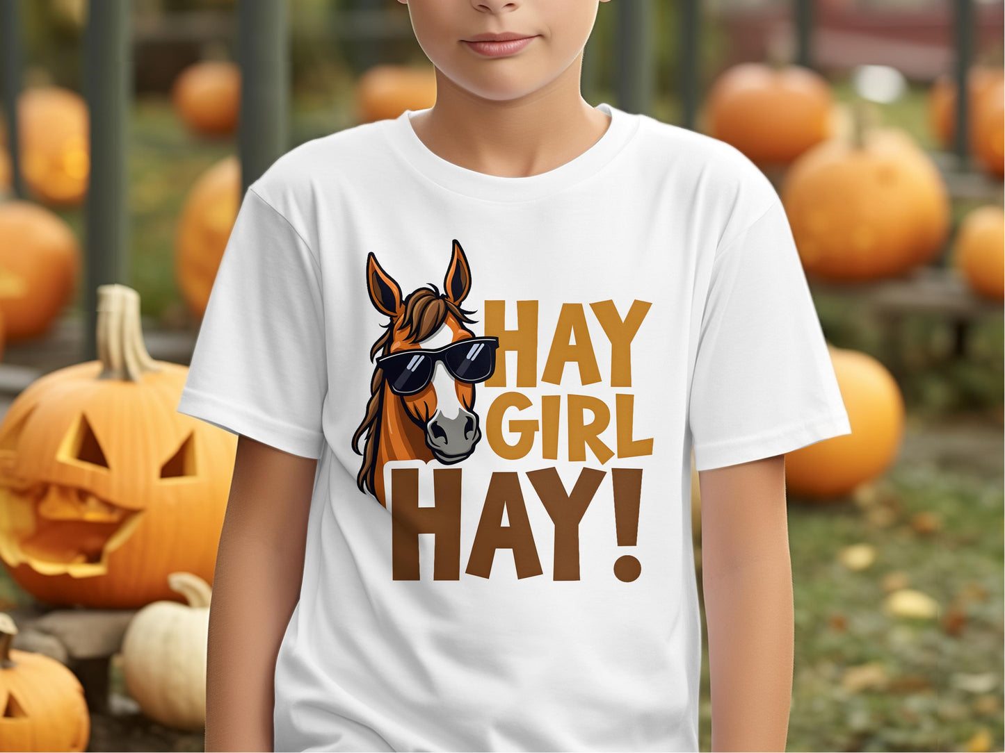Hay Girl Hay Horse With Sunglasses T-shirt product