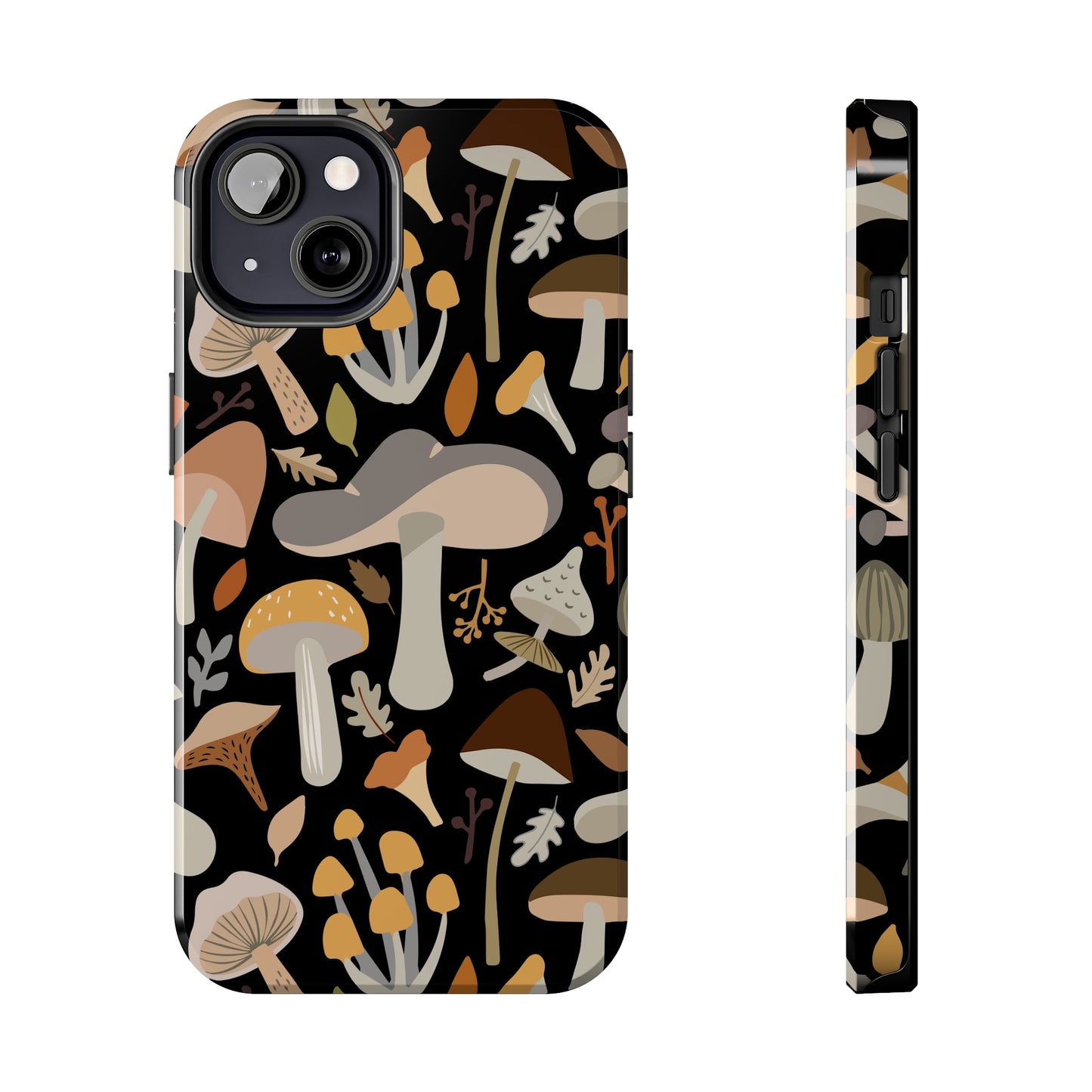 Mushroom Cell Phone Case, Boho Retro Cool Cute Tough Phone Cases