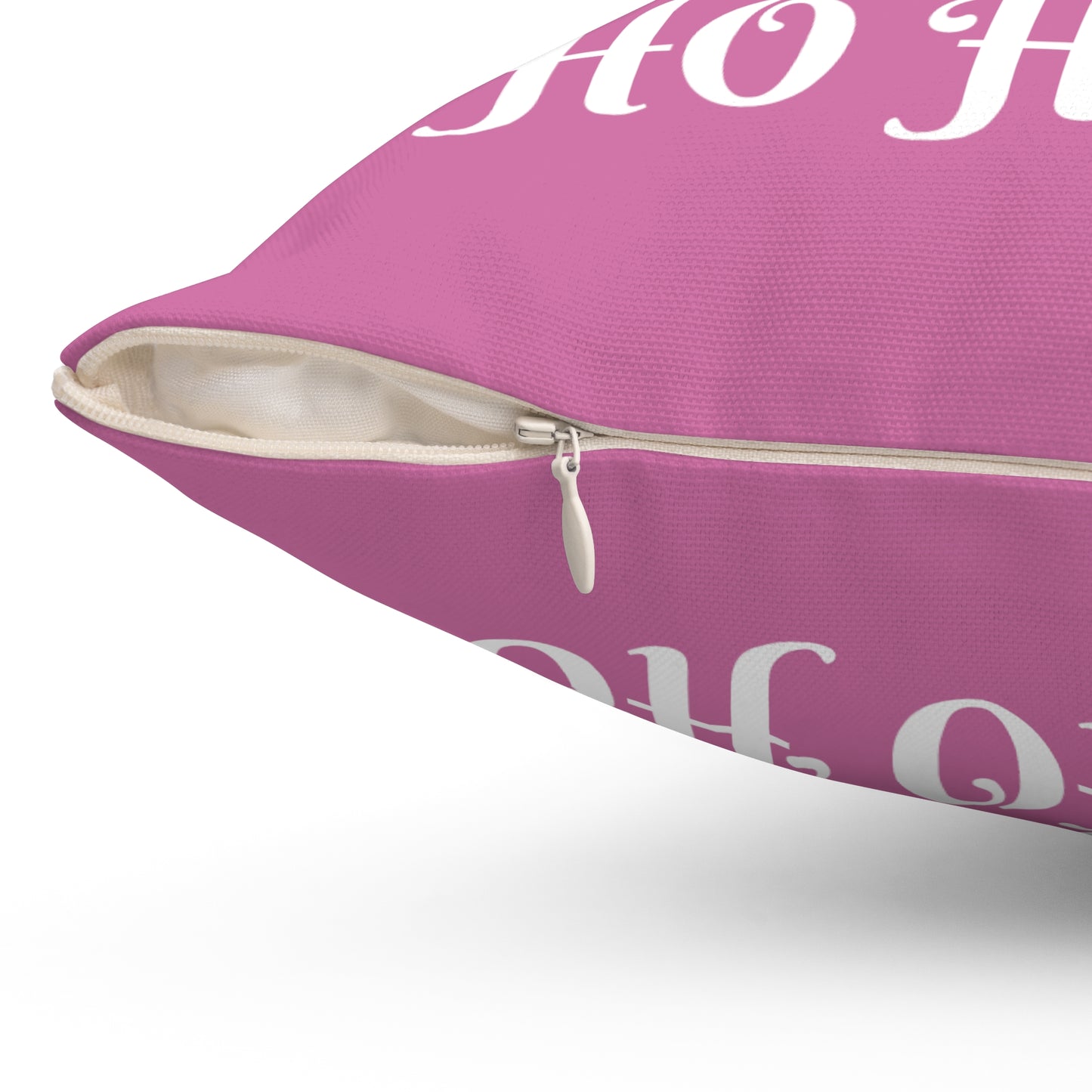 Pink Santa Throw Pillow Cover, Cute Santa Pillow, Christmas Pillow Cover, Holiday