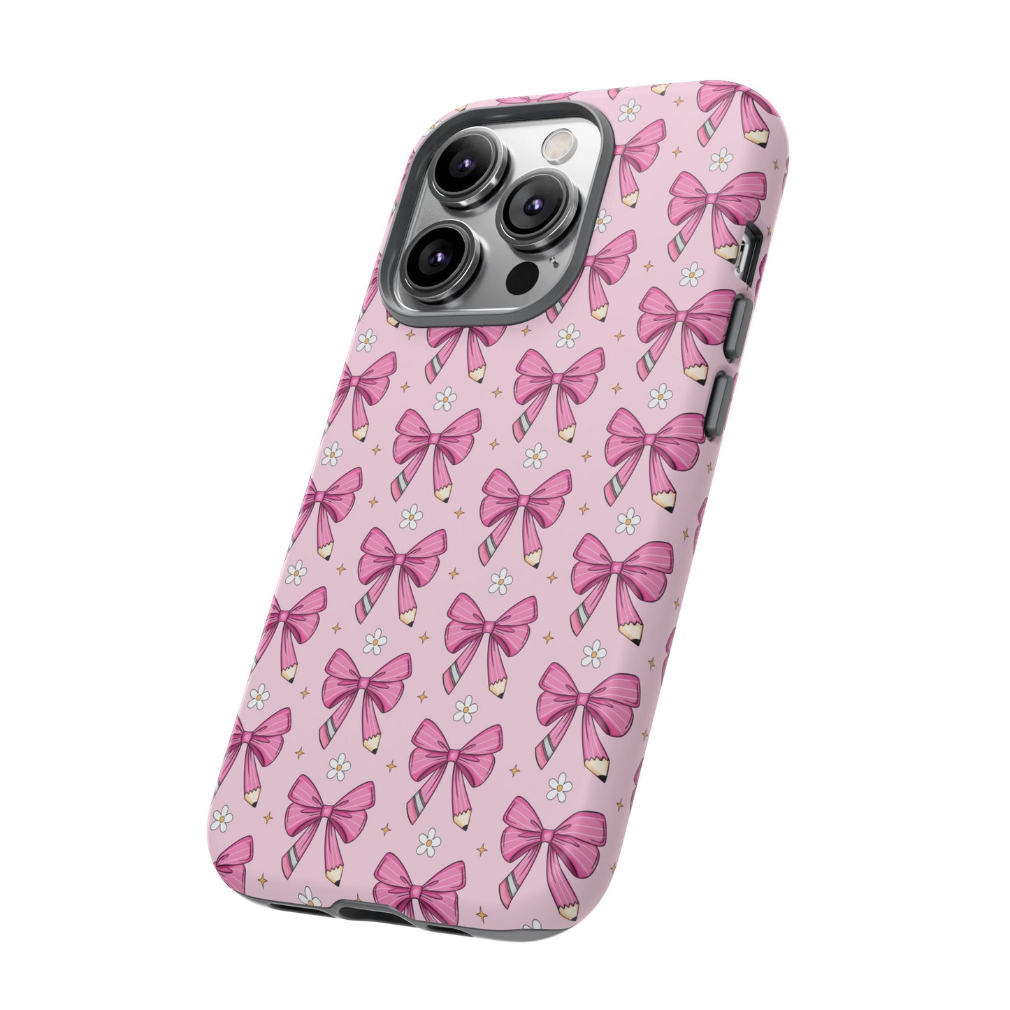 Phone Case - Pink Coquette Bow Tough Case-Girly Phone