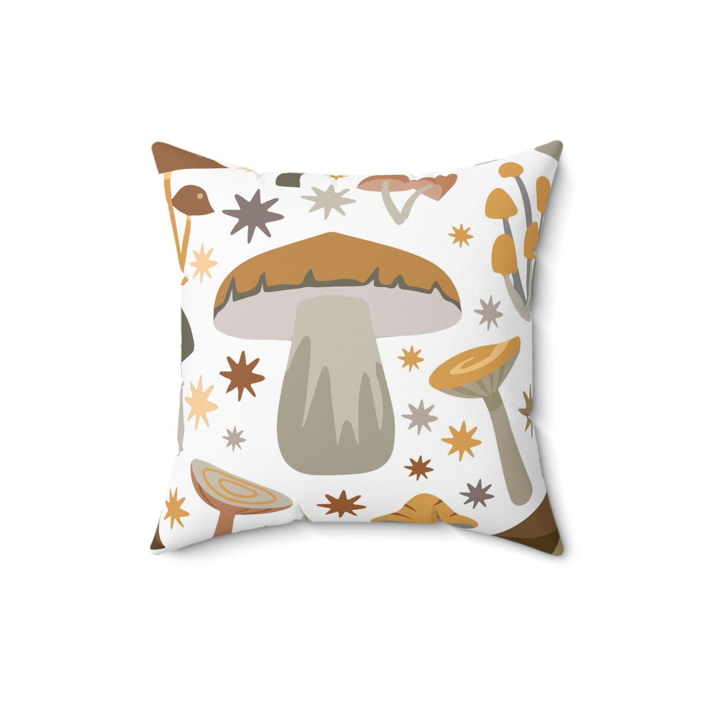 Mushroom Decorate Throw Pillow for Couch Decorative Throw Pillow Cover Square Pillow