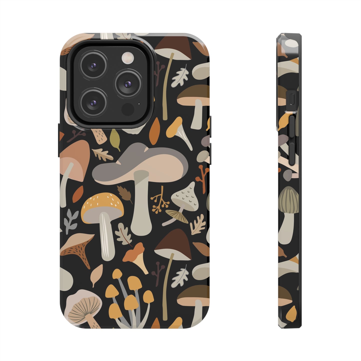 Mushroom Cell Phone Case, Boho Retro Cool Cute Tough Phone Cases
