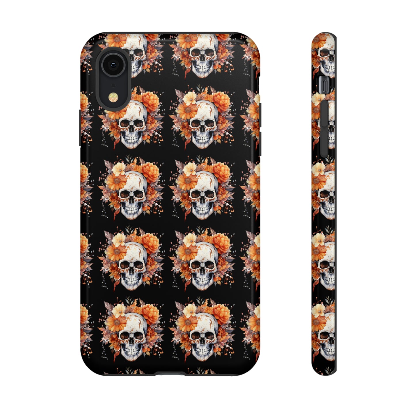 Skeleton iPhone Case, Goth Cell Phone Case, Halloween Skeleton Phone Case,