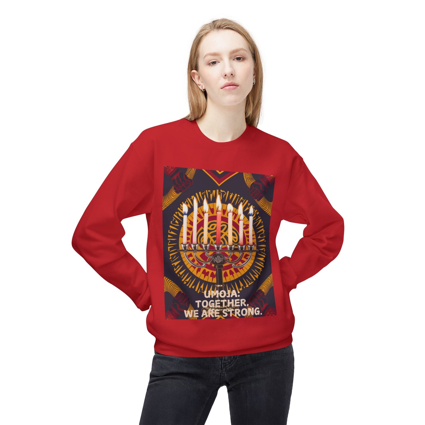 Kwanzaa Sweatshirt, Umoja Together We Are Strong, African American Holiday Jumper, Black History Month Gift, Unisex Crewneck Sweater,