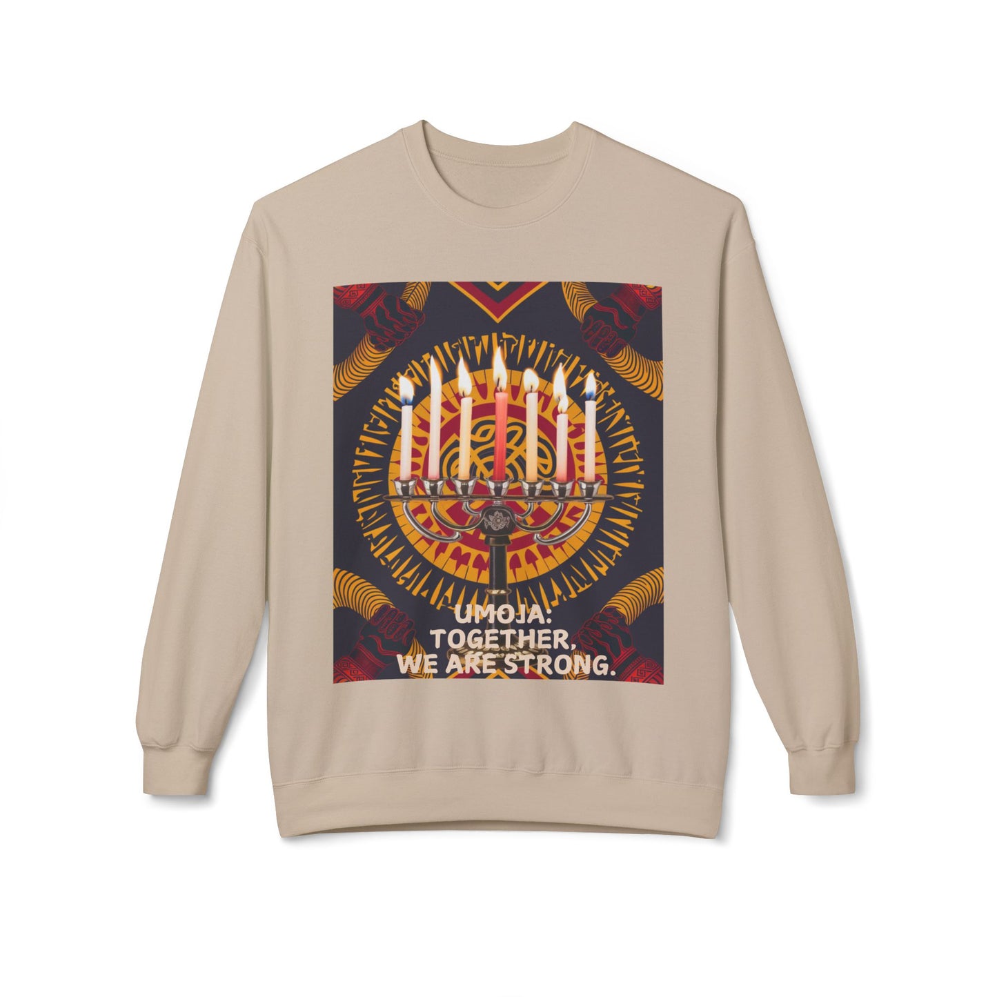 Kwanzaa Sweatshirt, Umoja Together We Are Strong, African American Holiday Jumper, Black History Month Gift, Unisex Crewneck Sweater,