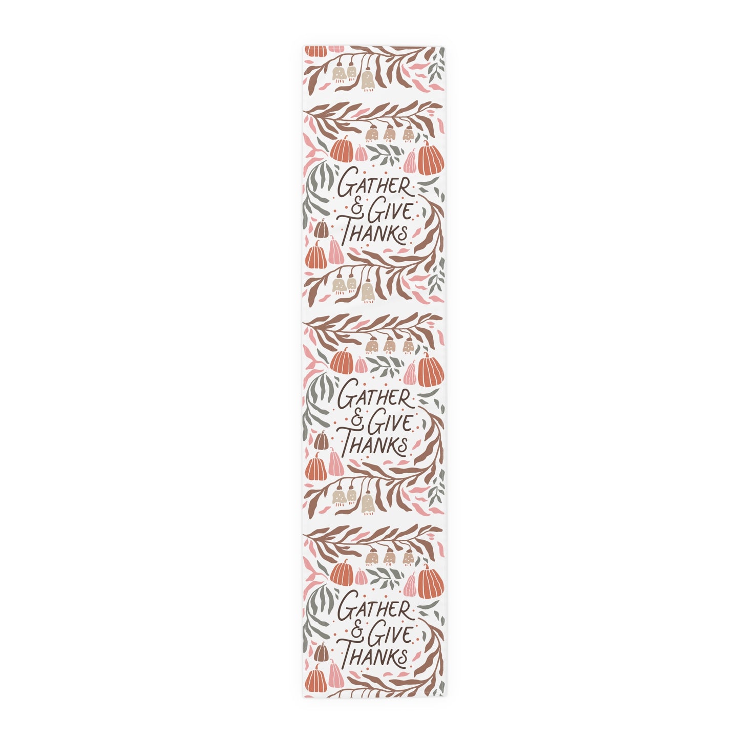 Thanksgiving Table Runner, Elegant Table Decoration, Fall Holiday Table Cloth,