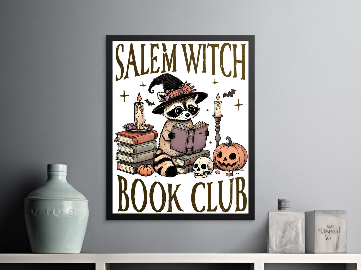 Salem Witch Book Club Halloween Wall Art product