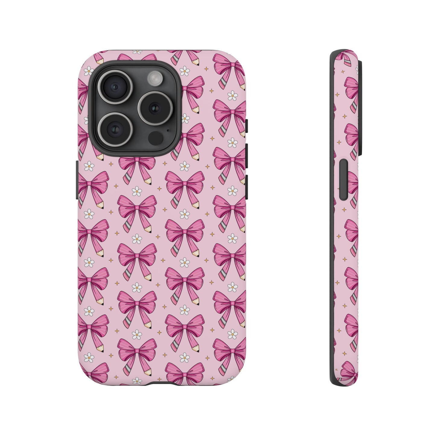 Phone Case - Pink Coquette Bow Tough Case-Girly Phone