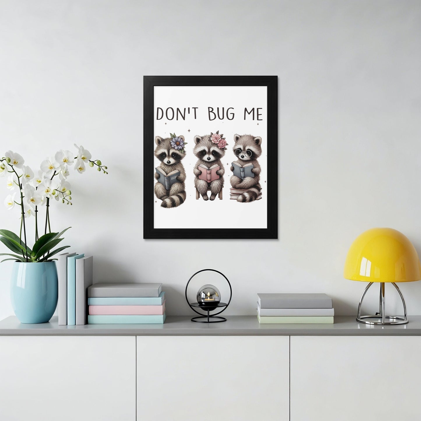 Don't Bug Me Raccoon Themed Wall Art product