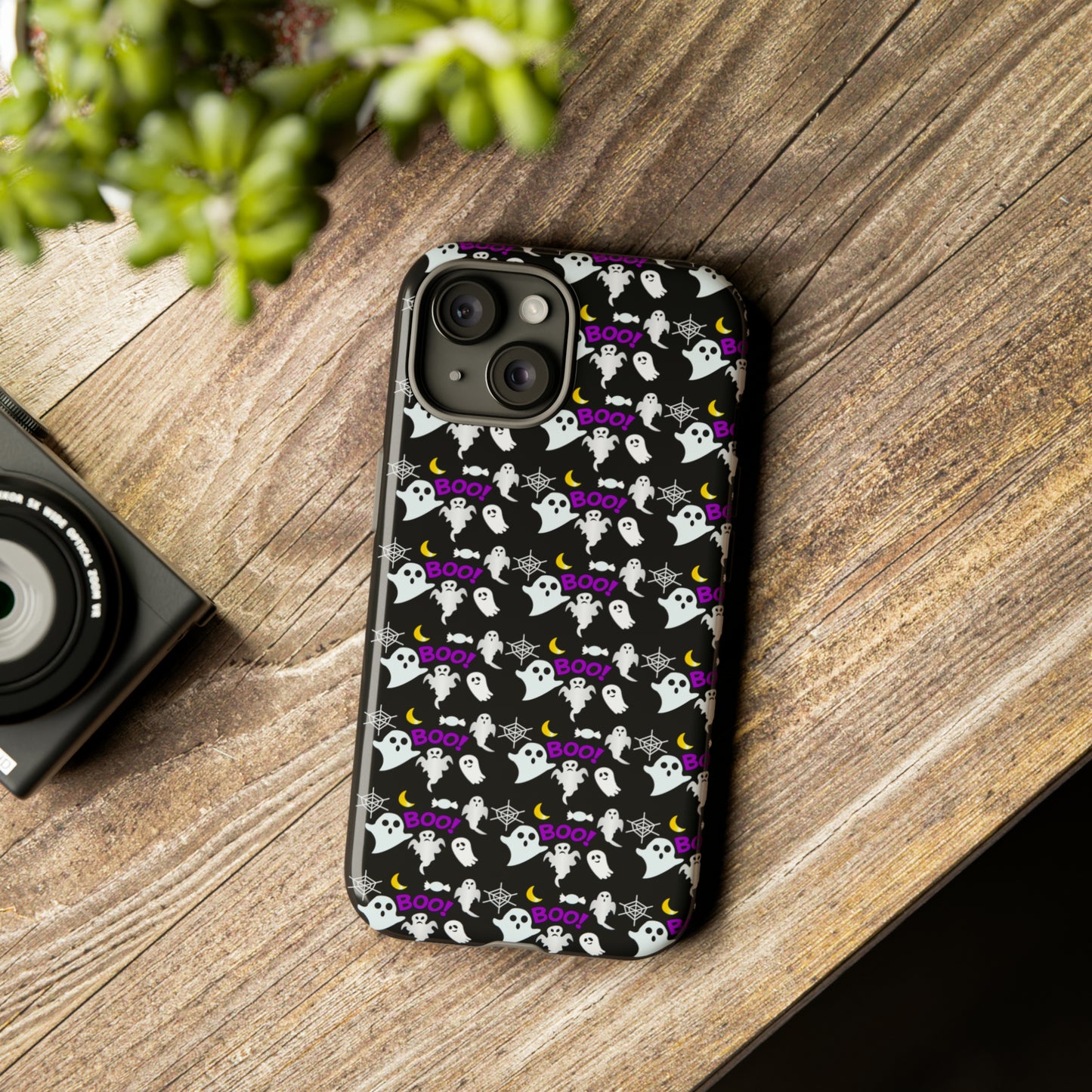 Ghost Halloween iPhone Case, Cute Goth Cell Phone Case, Ghost iPhone Case,