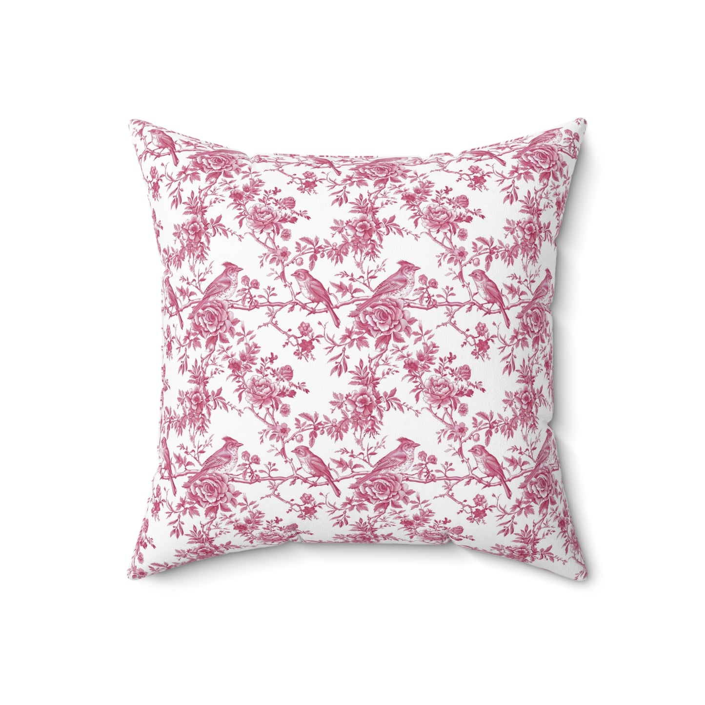 Pink Toile De Jouy Throw Pillow Pink Throw Pillow Cover Decorative Couch Pillows