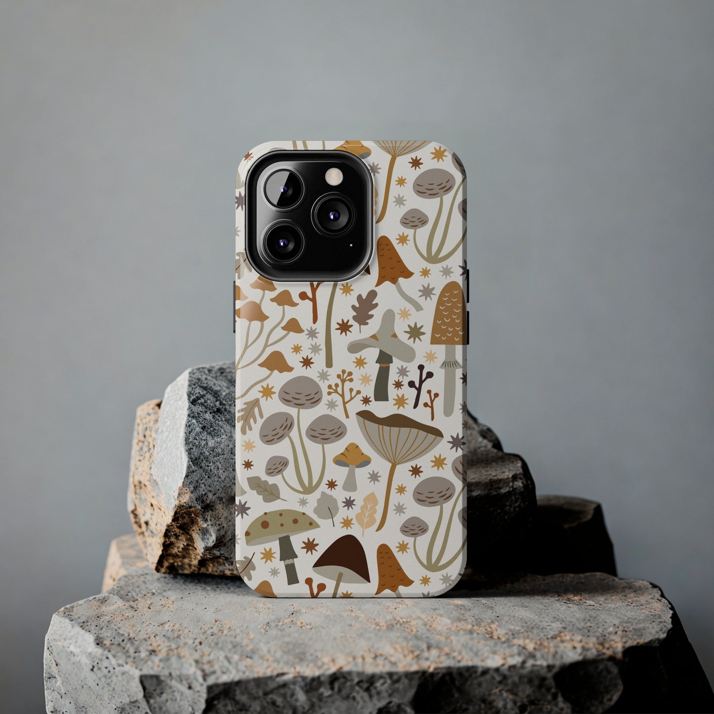 Mushroom Cell Phone Case, Boho Retro Cool Cute Tough Phone Cases