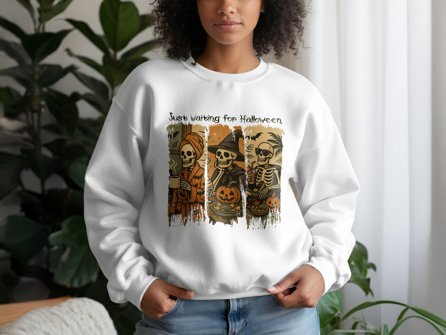 Just Waiting for Halloween Sweatshirt product