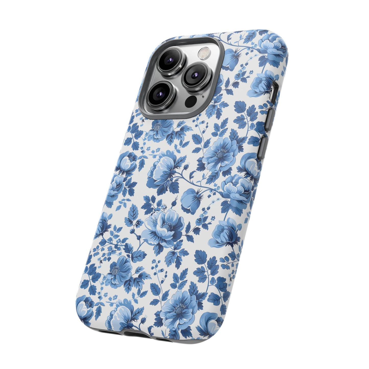 Phone Case - Blue Floral French Cottagecore Tough Case