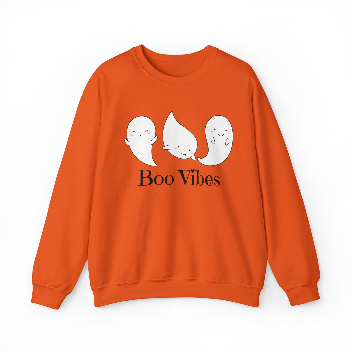 Boo Ghost Sweatshirt, Halloween Sweatshirt Women Men Crewneck Sweatshirt