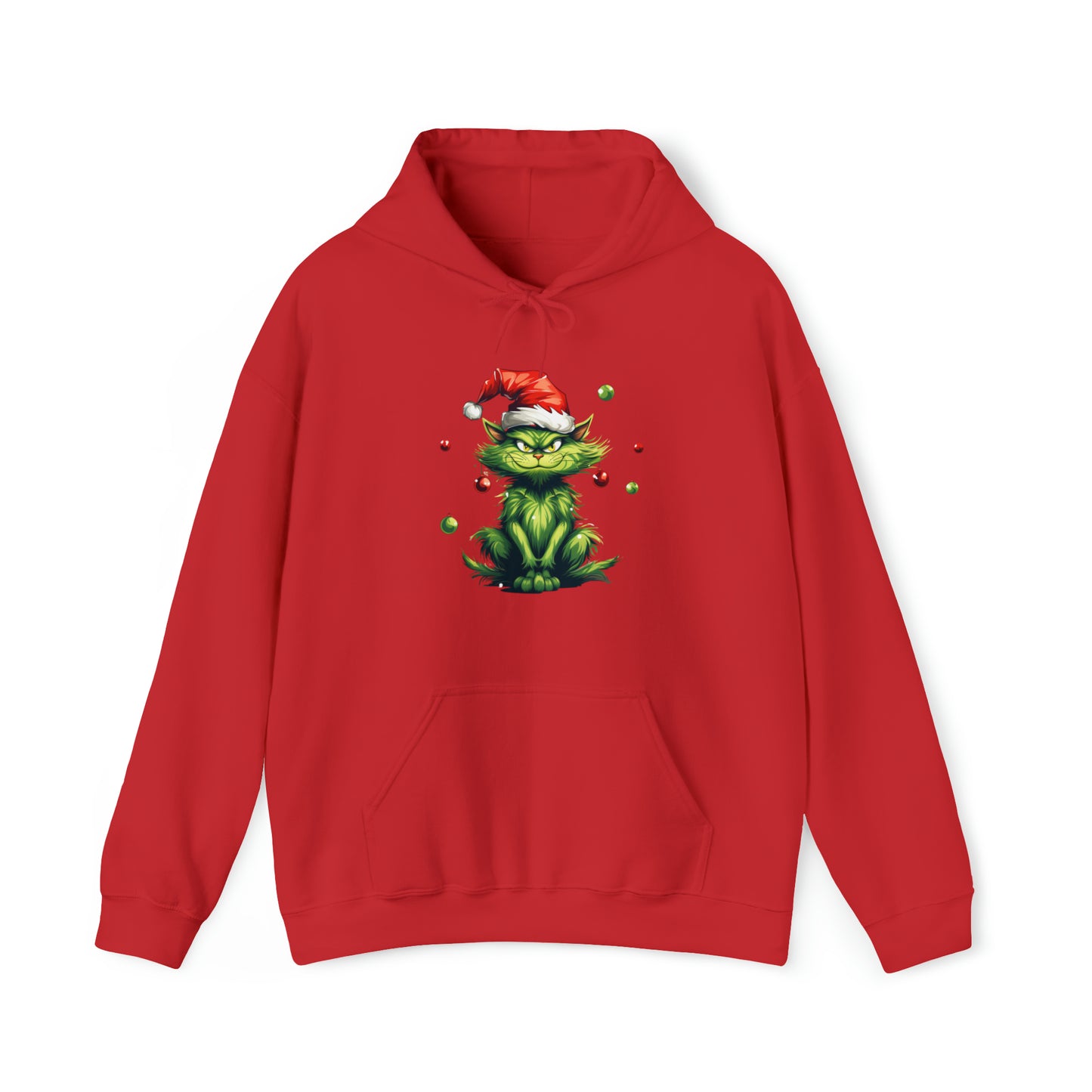Christmas Cat Hoodie, Funny Cat Hoodie, Cute Pullover For Cat Lovers