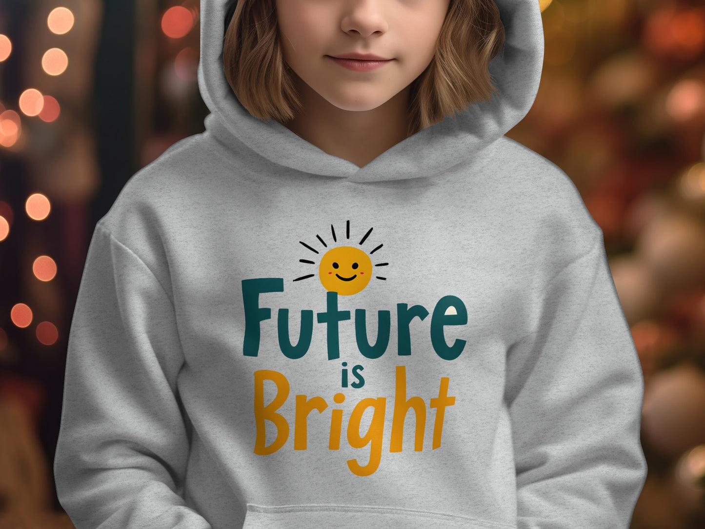 Future is Bright Hooded Sweatshirt product type
