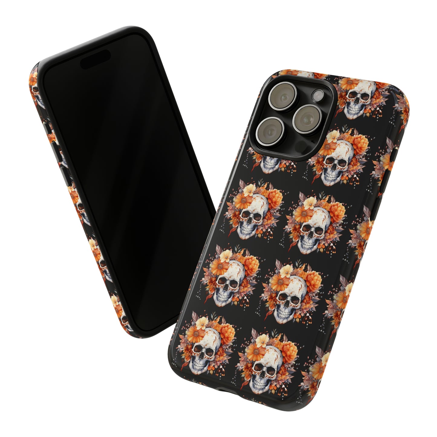 Skeleton iPhone Case, Goth Cell Phone Case, Halloween Skeleton Phone Case,