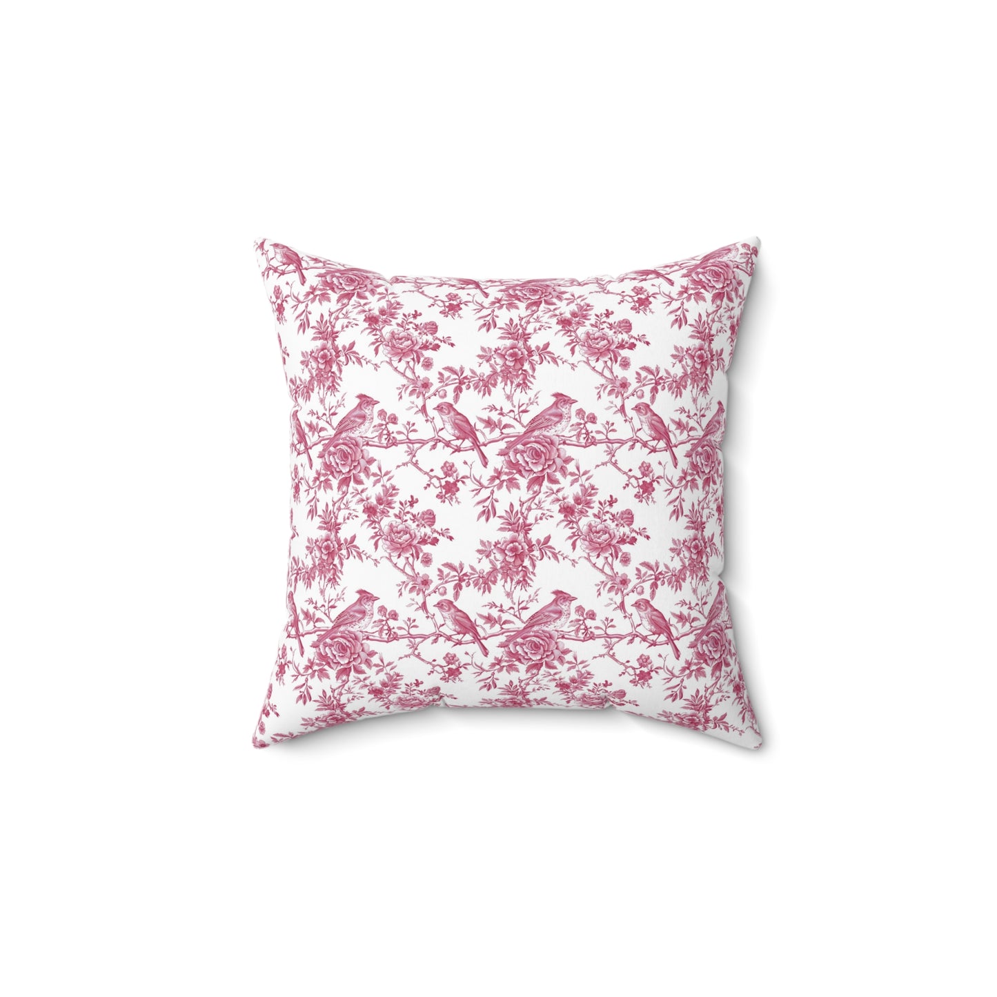Pink Toile De Jouy Throw Pillow Pink Throw Pillow Cover Decorative Couch Pillows