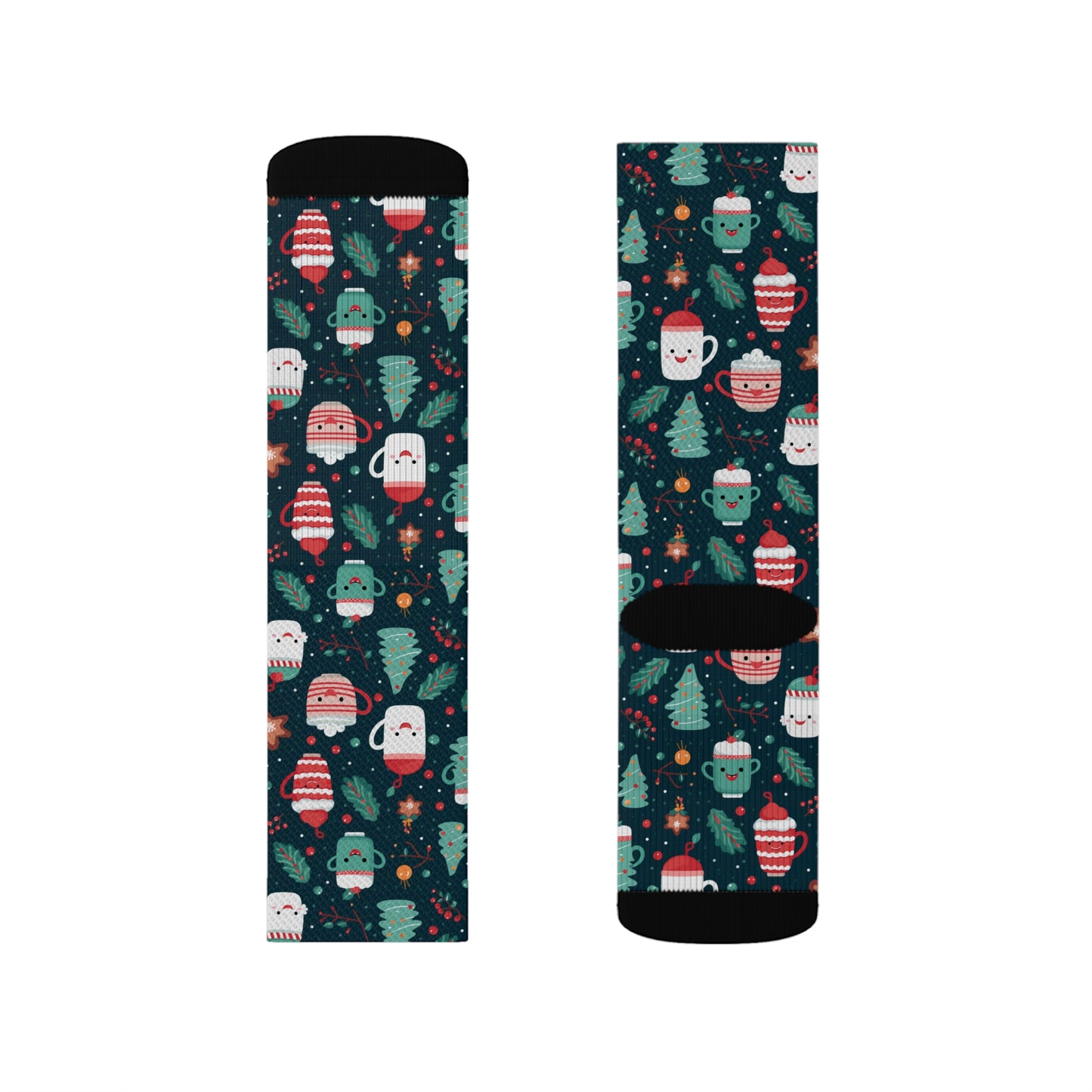 Kawaii Christmas Casual Socks, Novelty Cool Cute Warm Socks, Funny Cozy