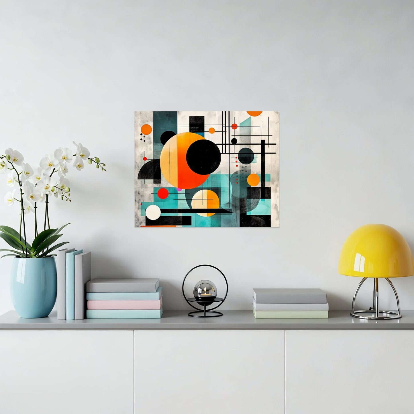 Modern Geometric Abstract Art Print Wall Decor product type