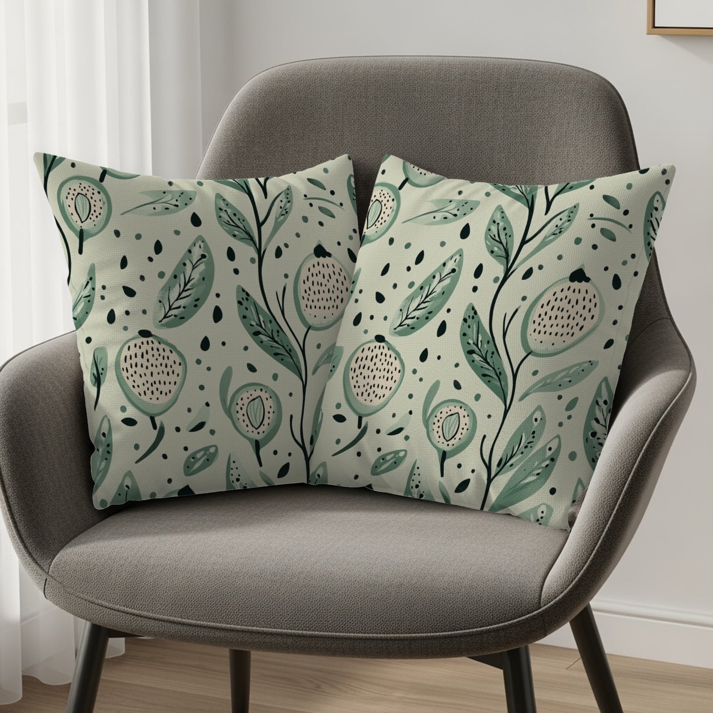 Decorative Botanical Print Throw Pillow product type
