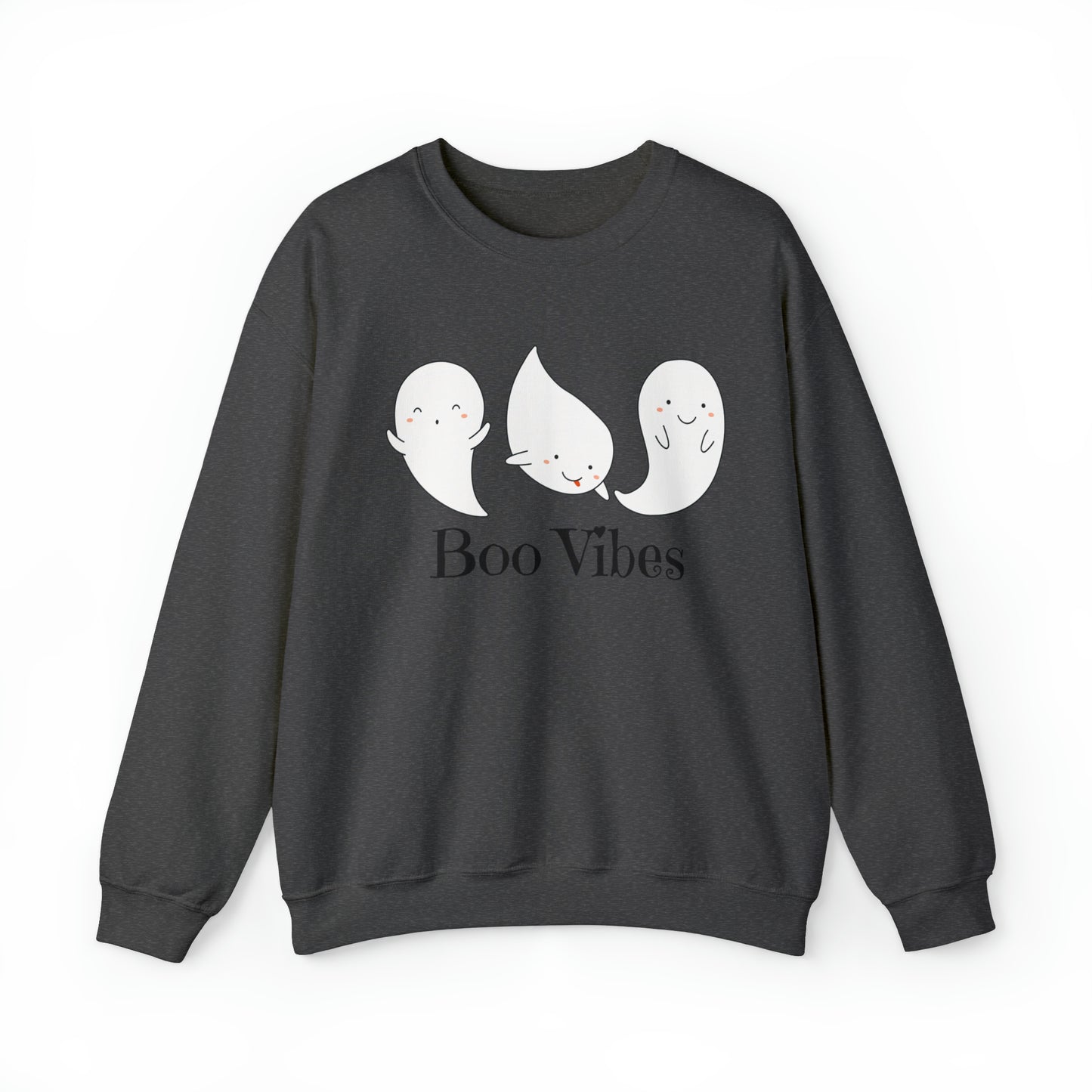 Boo Ghost Sweatshirt, Halloween Sweatshirt Women Men Crewneck Sweatshirt