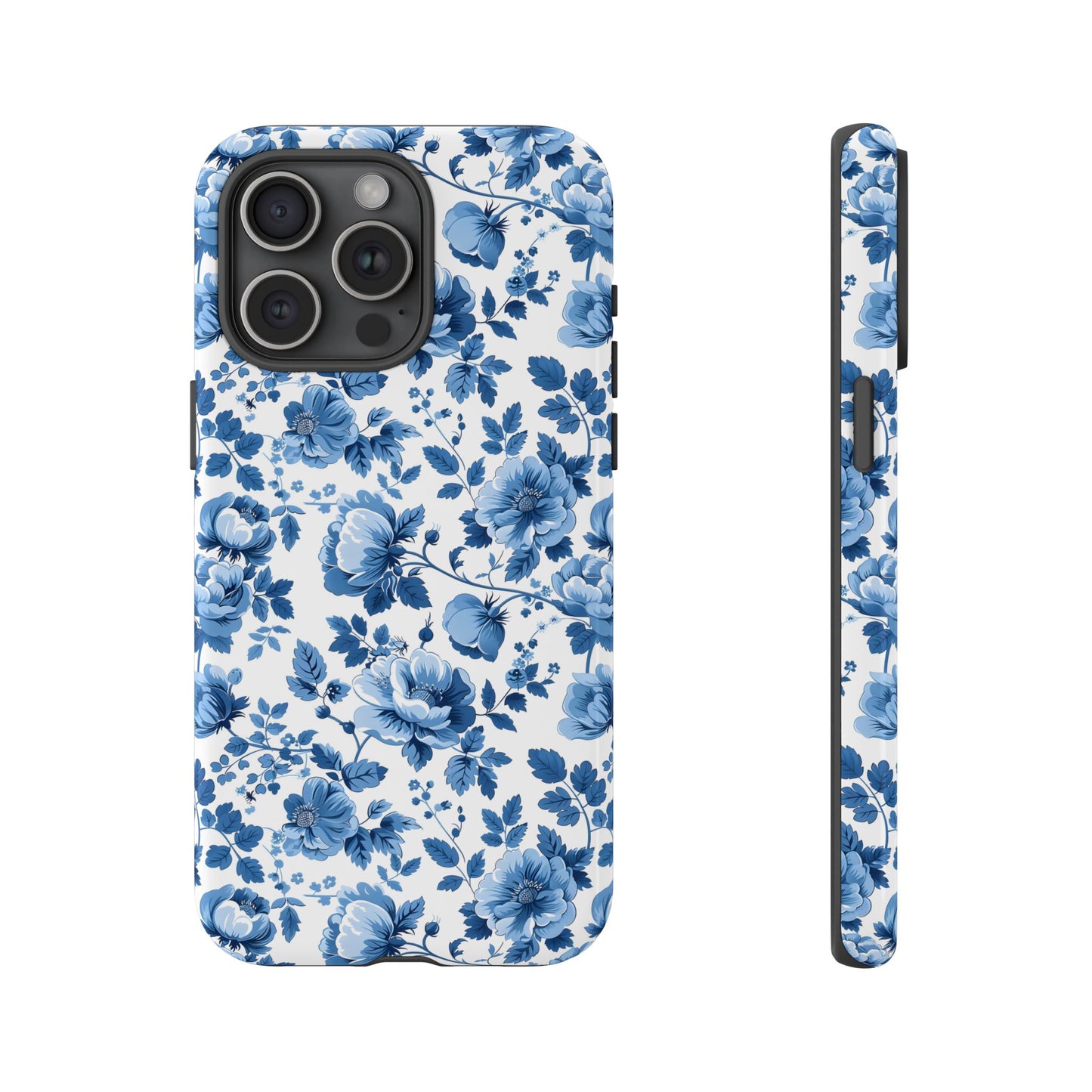 Phone Case - Blue Floral French Cottagecore Tough Case