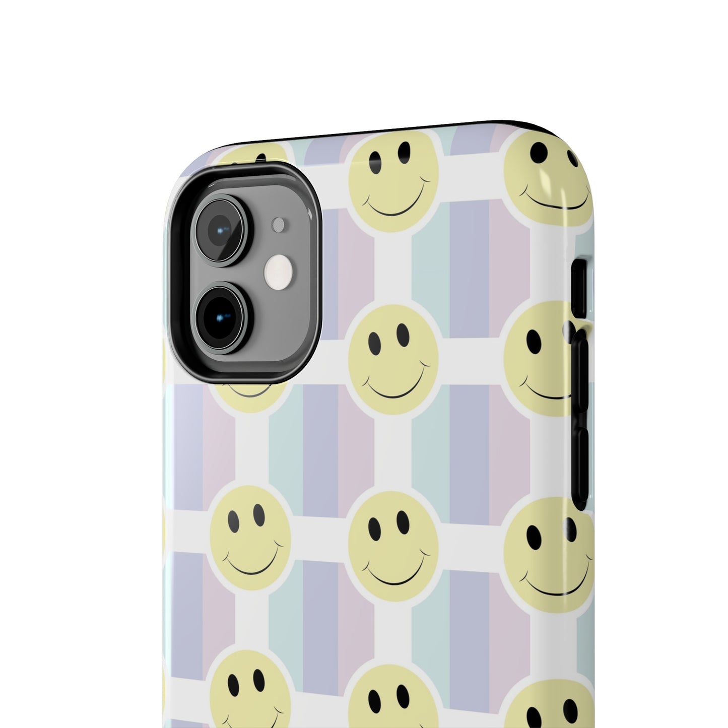 Smiley Face Retro Tough Phone Case, Cute Cool Trendy Biodegradable Phone Case